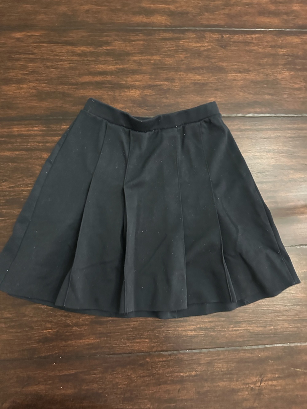 Lands' End uniform navy Pleated Skirt